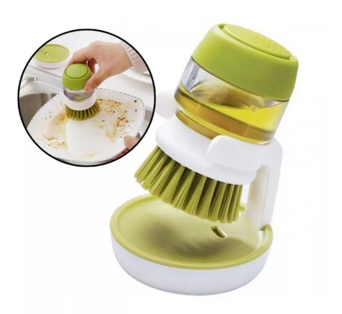 Cepillo dispensador de jabon-QuickWash